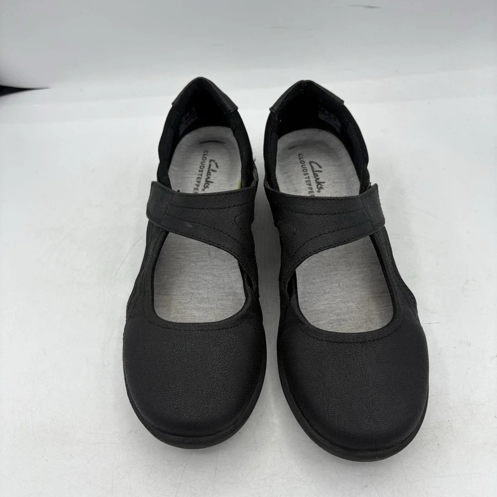 Clarks Cloudsteppers Shoes Womens Size 8.5 M Sillian Bella Mary Jane Black